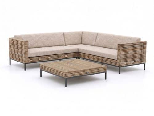 ROUGH-D hoek loungeset 4-delig 5-zits - Laagste prijsgarantie!