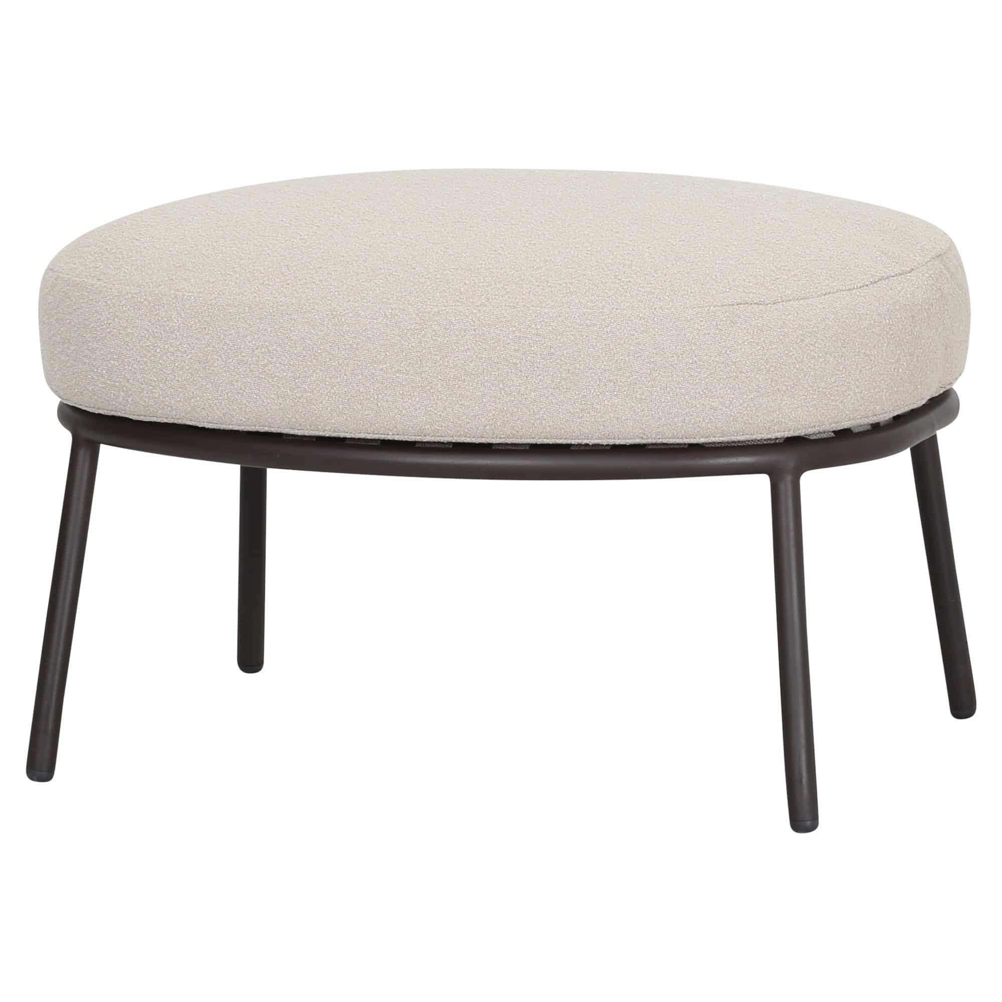 sarenza voetenbank terre aluminium