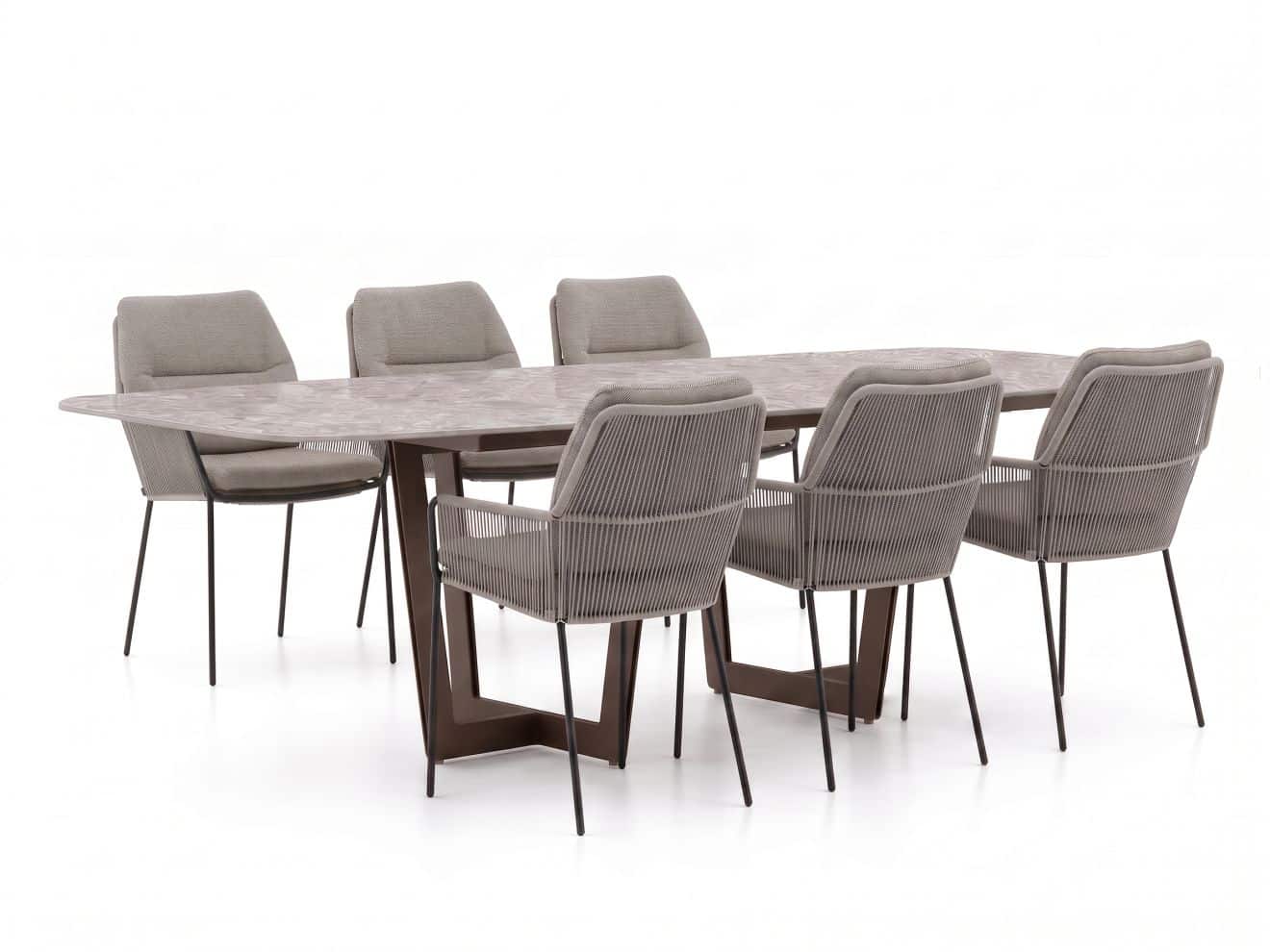 suns punta/palermo 240cm dining tuinset 7 delig laagste prijsgarantie!
