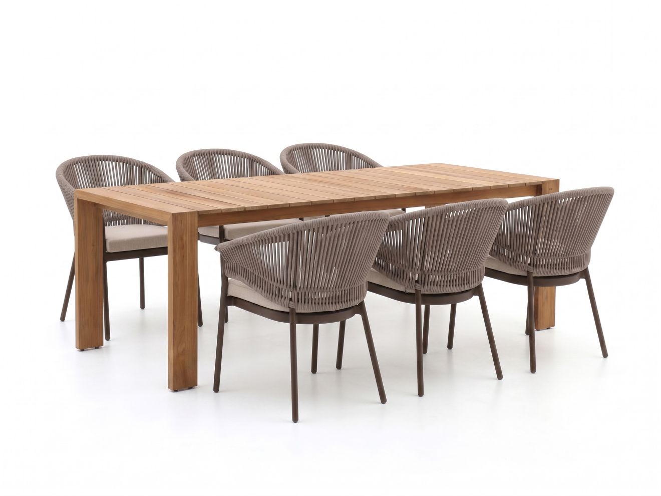 suns santorini/erice 240cm dining tuinset 7 delig laagste prijsgarantie!