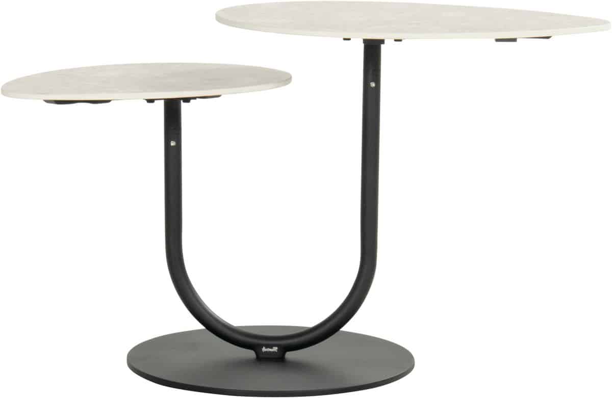 hartman bijzettafel rota duo antraciet 60x40x50