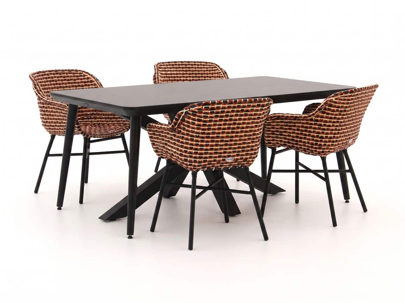 hartman delphine/sophie studio 170cm dining tuinset 5 delig laagste prijsgarantie!