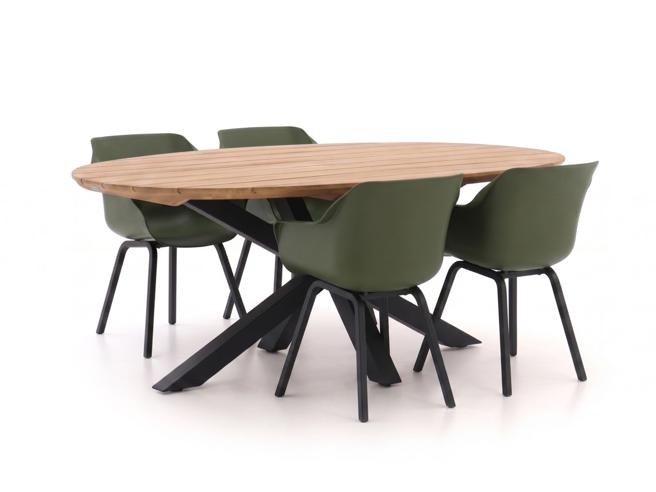 hartman sophie element/stephanie 200cm dining tuinset 5 delig laagste prijsgarantie!
