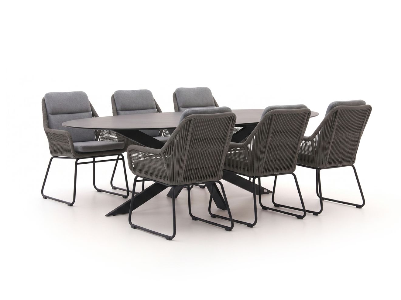 intenso isorella/furato ellips 200cm dining tuinset 7 delig laagste prijsgarantie!