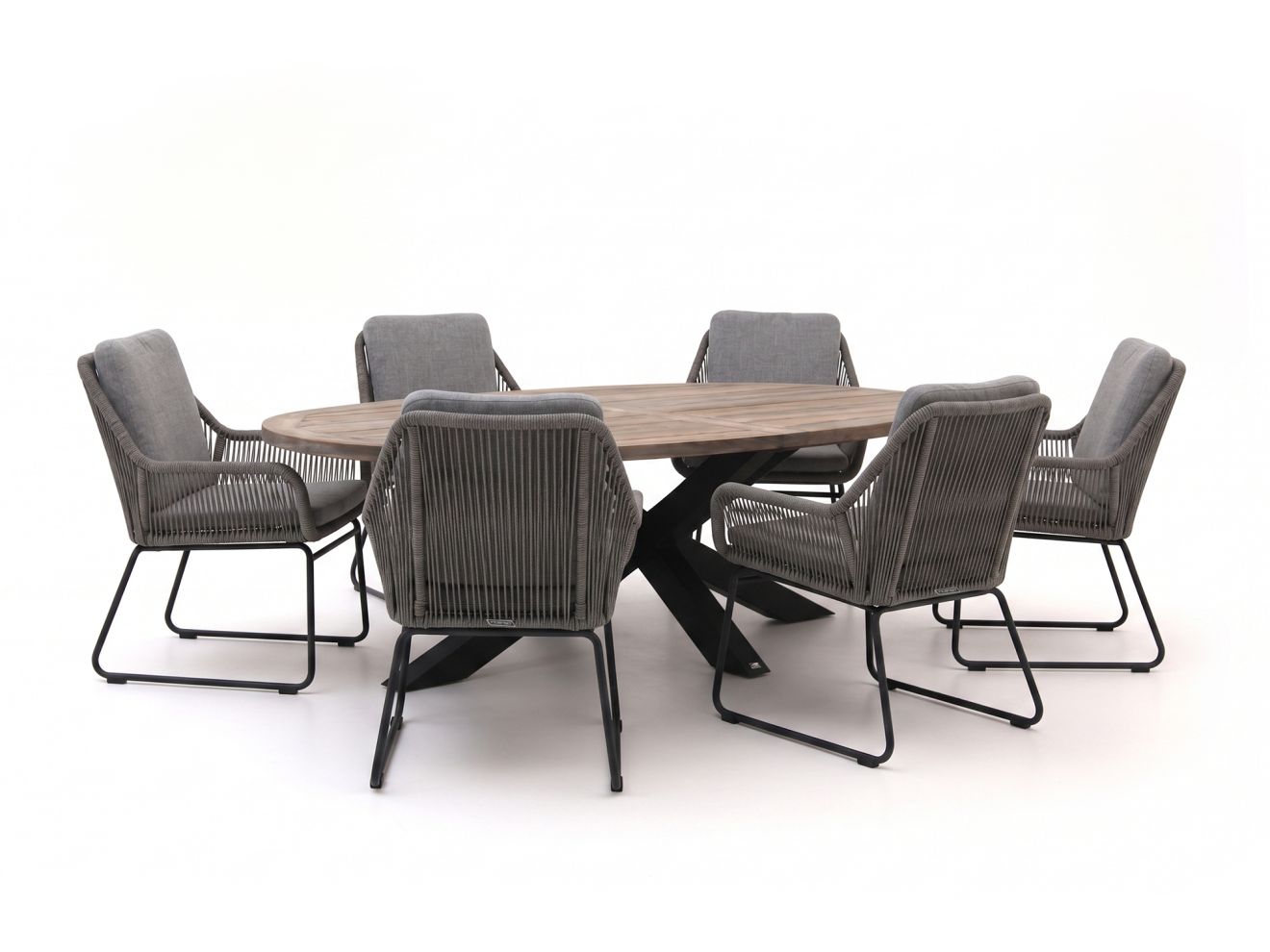 intenso isorella/rough y ellips 240cm dining tuinset 7 delig laagste prijsgarantie!
