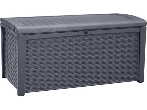 Keter Borneo Opbergbox - 416L - 129,5x70x62,5cm - Grafiet