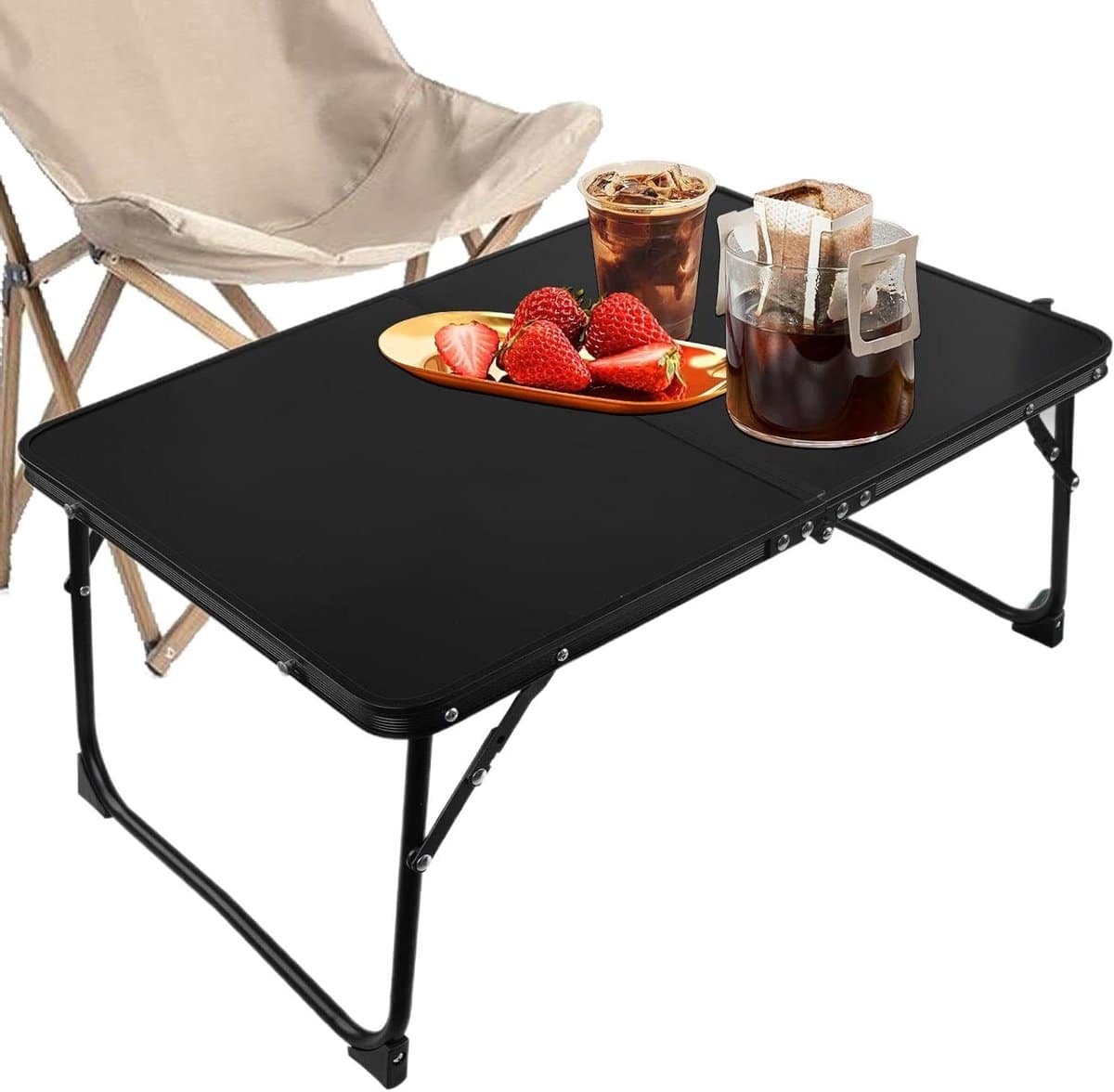 klaptafel opvouwbare tafel kamperen en picknicken lichtgewicht