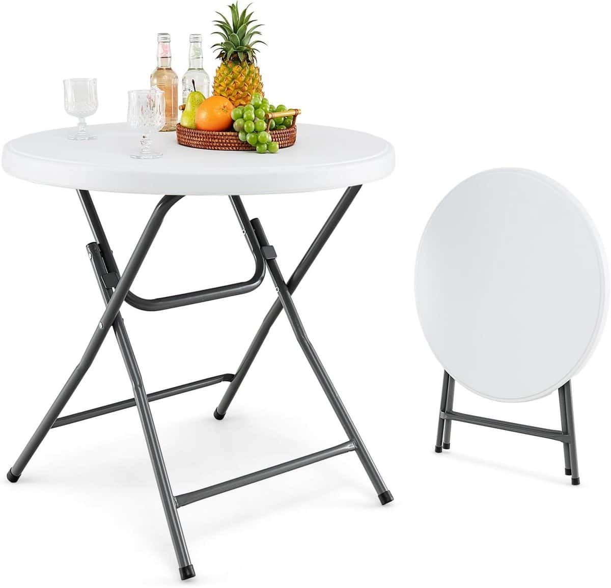 klaptafel rond picknicktafel buiten feestjes en buiten