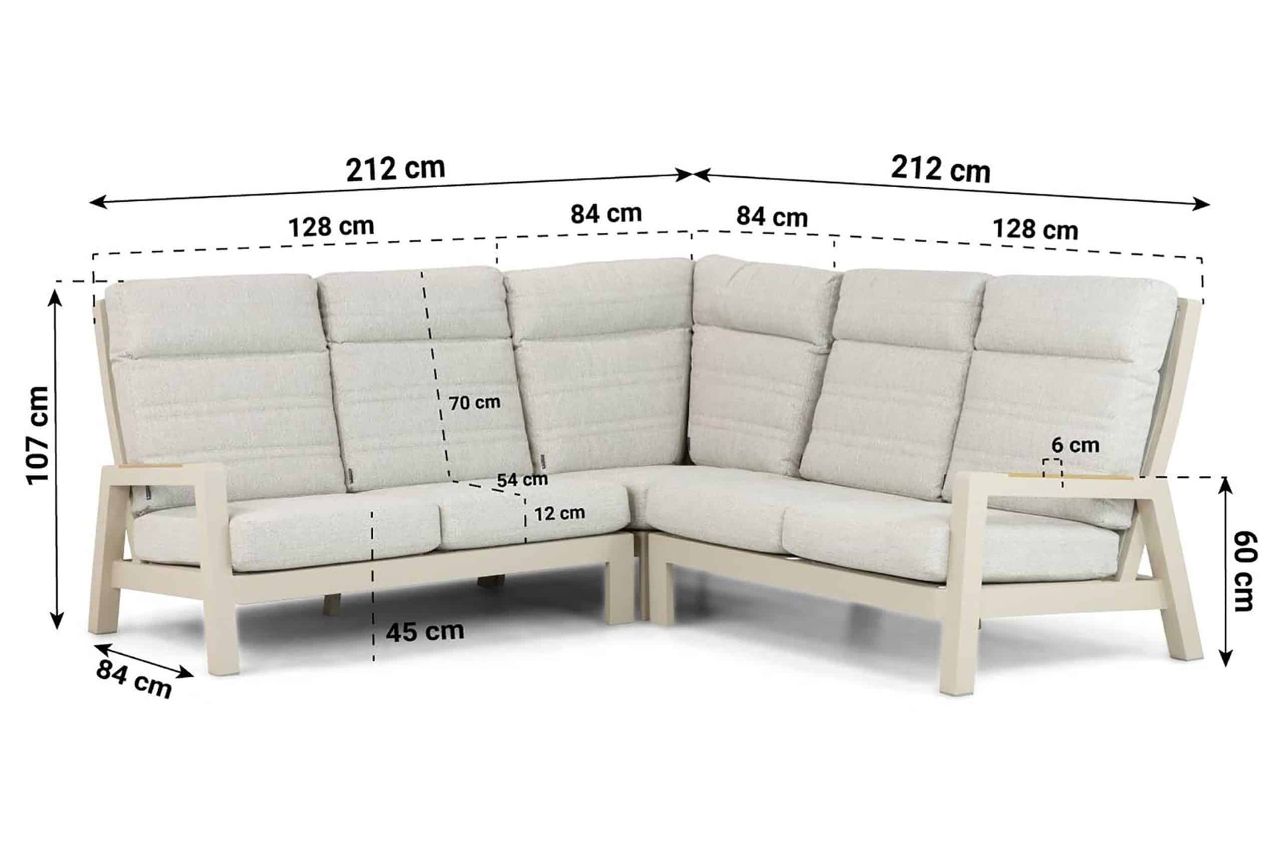 lifestyle evora hoek loungeset 3 delig