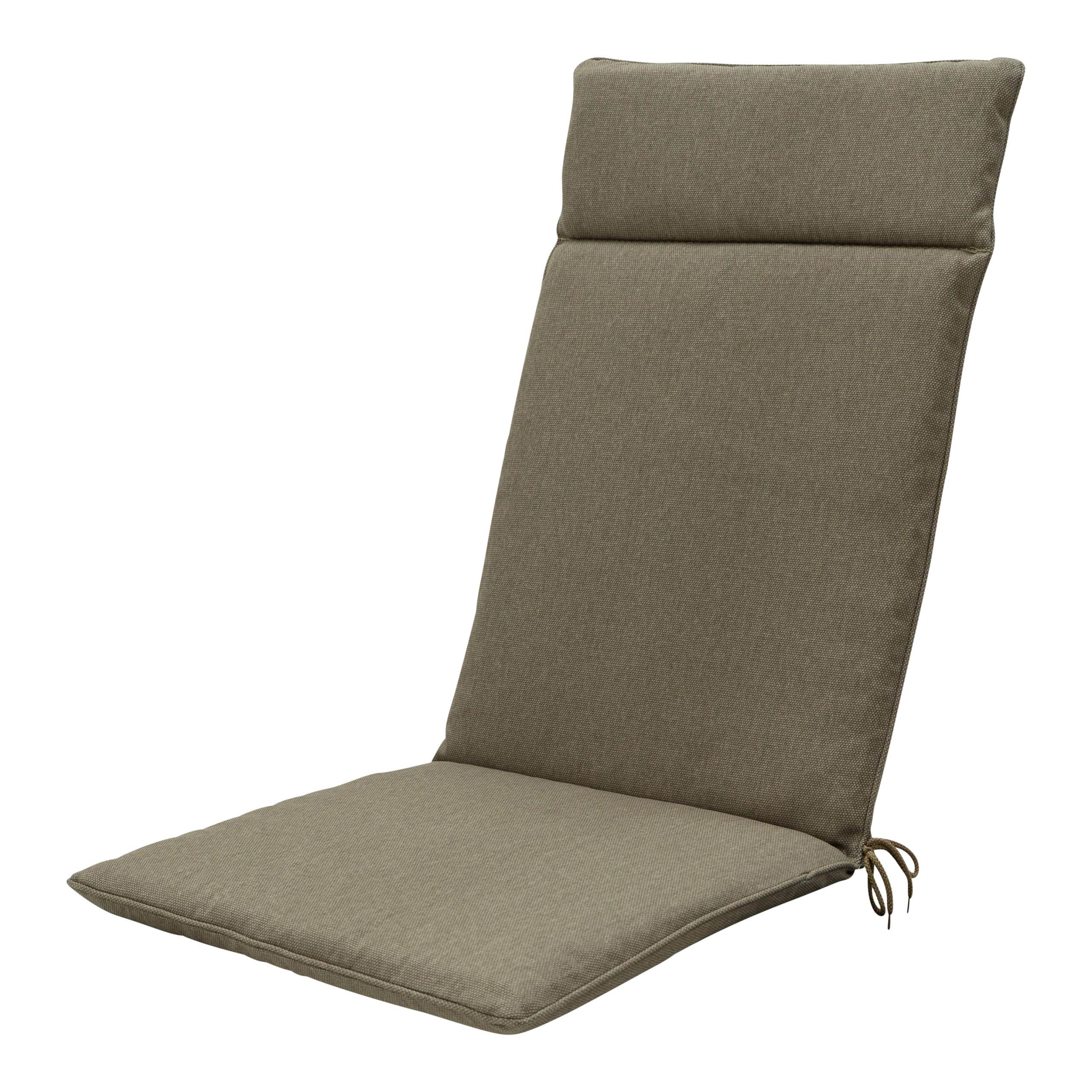 madison tuinstoelkussen taupe eco