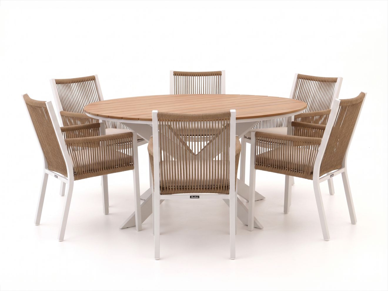 manifesto rivola/fidenza ø149cm dining tuinset 7 delig laagste prijsgarantie!