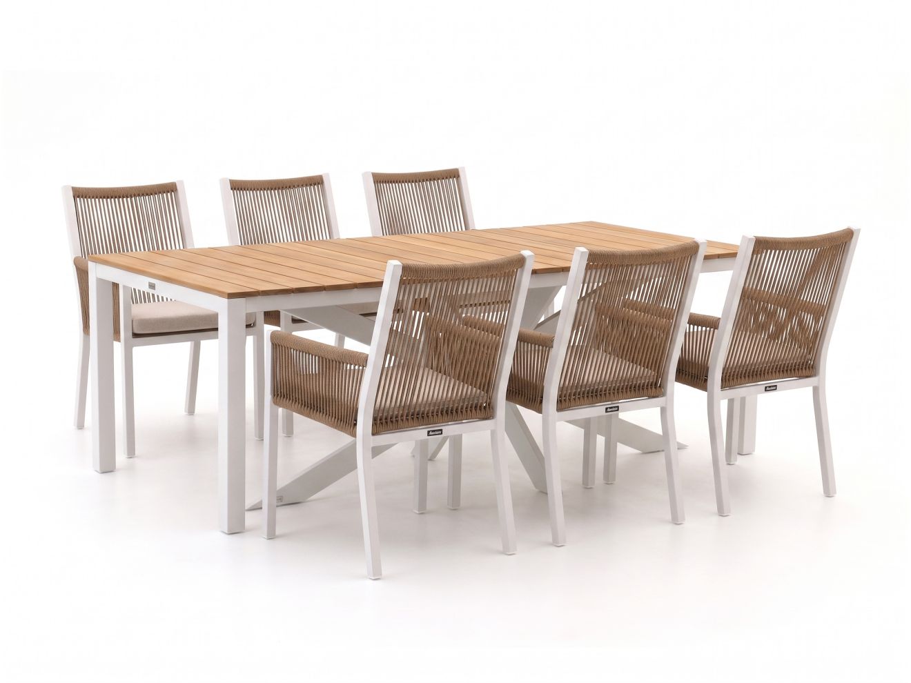 manifesto rivola/furato 220cm dining tuinset 7 delig laagste prijsgarantie!