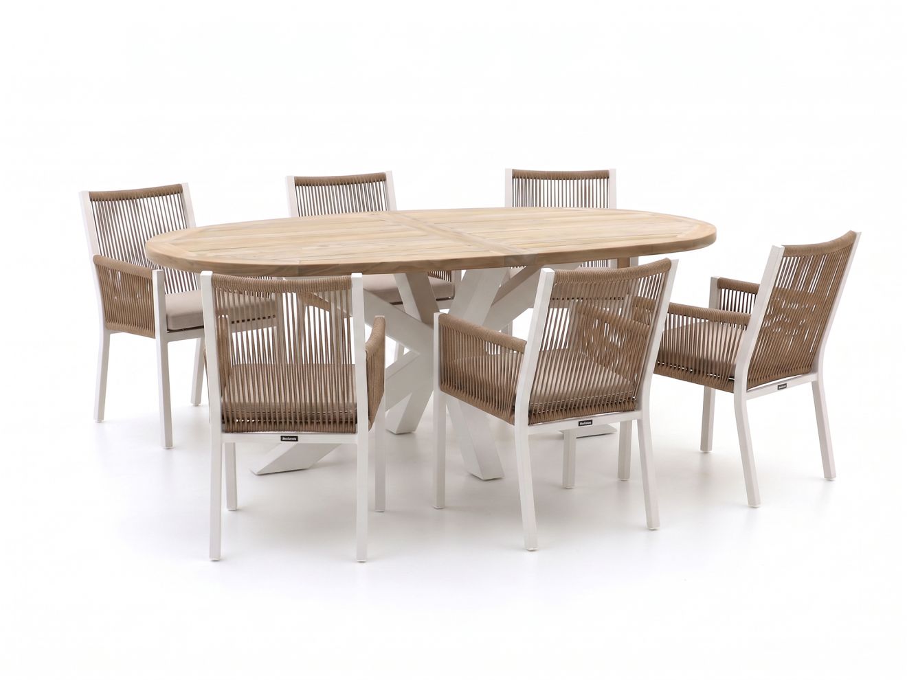 manifesto rivola/rough y ellips 200cm dining tuinset 7 delig laagste prijsgarantie!