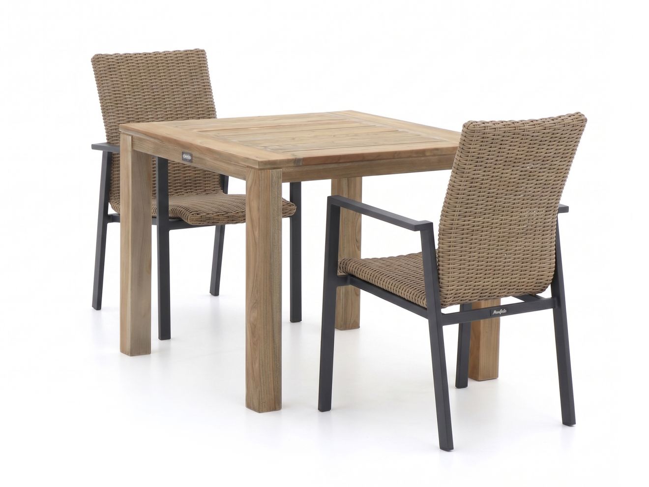 manifesto villongo/rough s 90cm dining tuinset 3 delig stapelbaar laagste prijsgarantie!