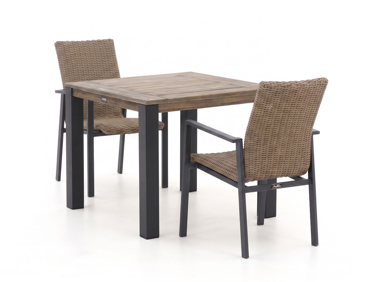 manifesto villongo/rough s 90cm dining tuinset 3 delig stapelbaar laagste prijsgarantie!