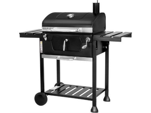 MasterCook Friend Houtskoolgrill met dubbele grill en mandinstelling