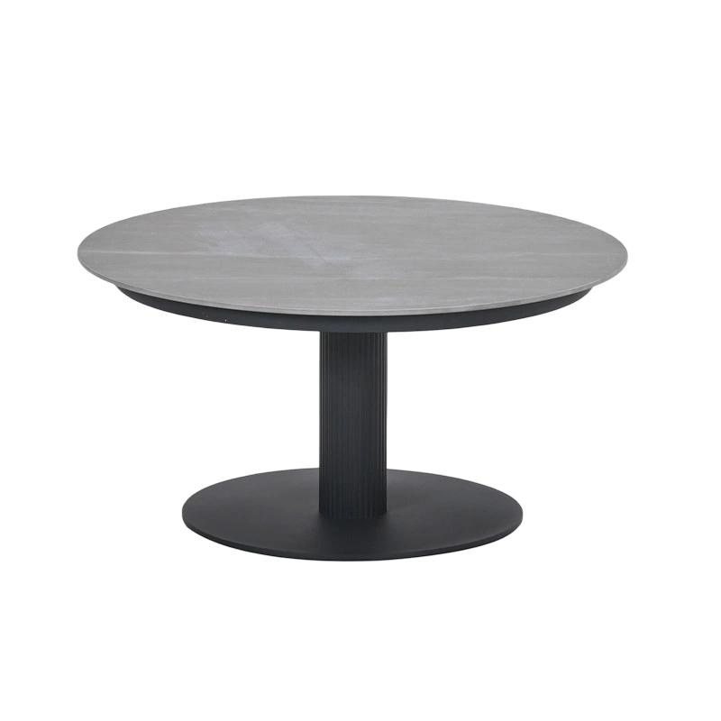 nice salontafel black/napoli sand dia80 cm garden impressions garden impressions
