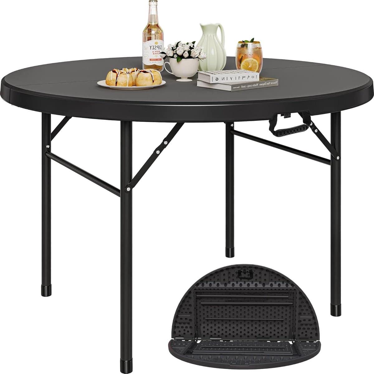 ronde klaptafel opvouwbare tafel feest en buiten