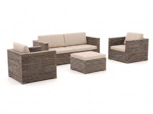 ROUGH-C stoel-bank loungeset 4-delig - Laagste prijsgarantie!
