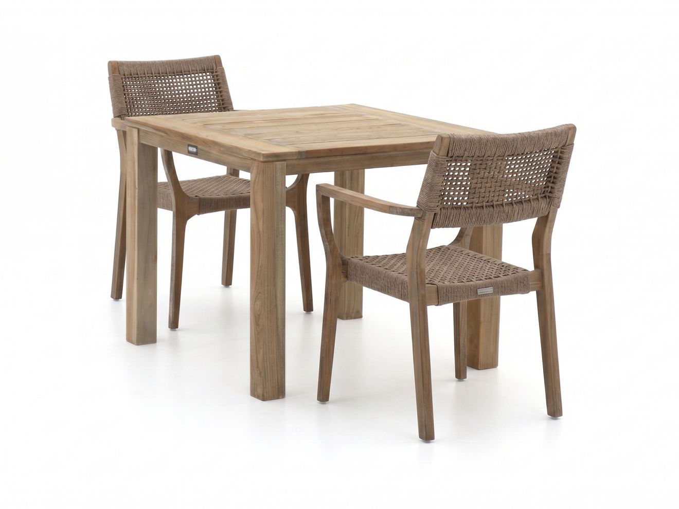 rough l rope/rough s 90cm dining tuinset 3 delig stapelbaar laagste prijsgarantie!
