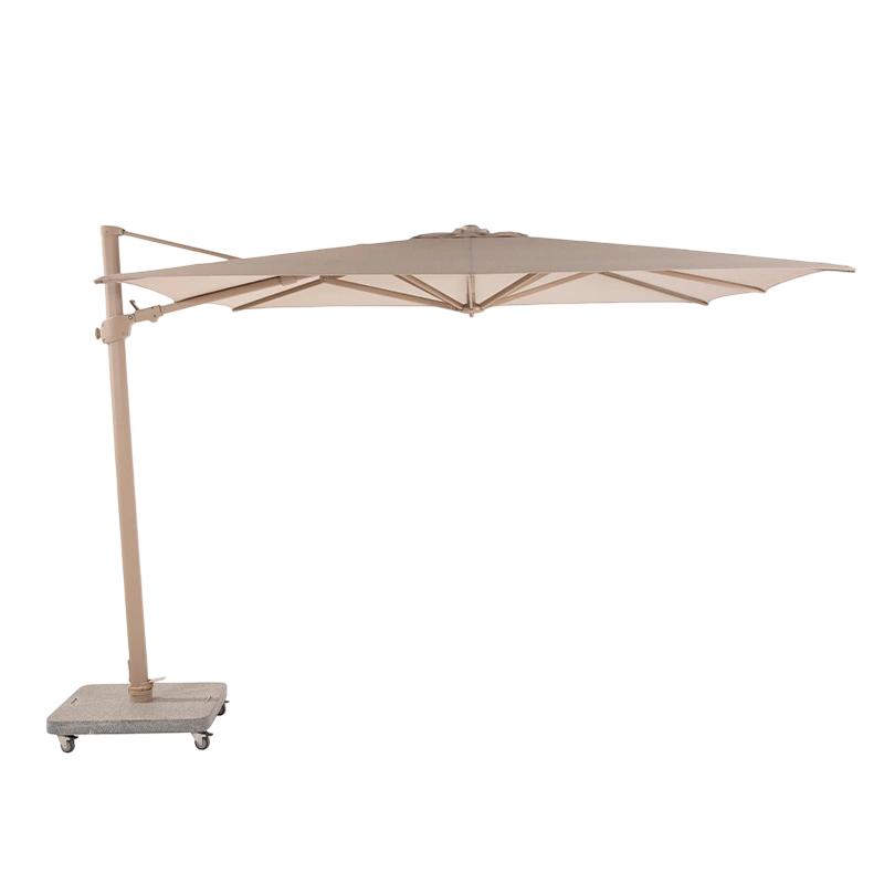 siesta premium zweefparasol 300×300 sand/latte frame 4so 4so