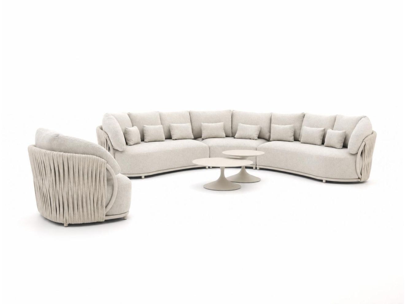 suns vivaro/nova hoek loungeset 6 delig laagste prijsgarantie!
