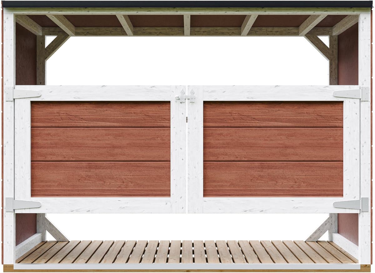 timbela m982a redwood red lp smartside kliko ombouw 3x240l