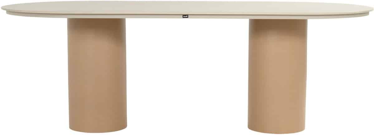tuintafel valencia 220x100cm | cappuccino & beige | hartman