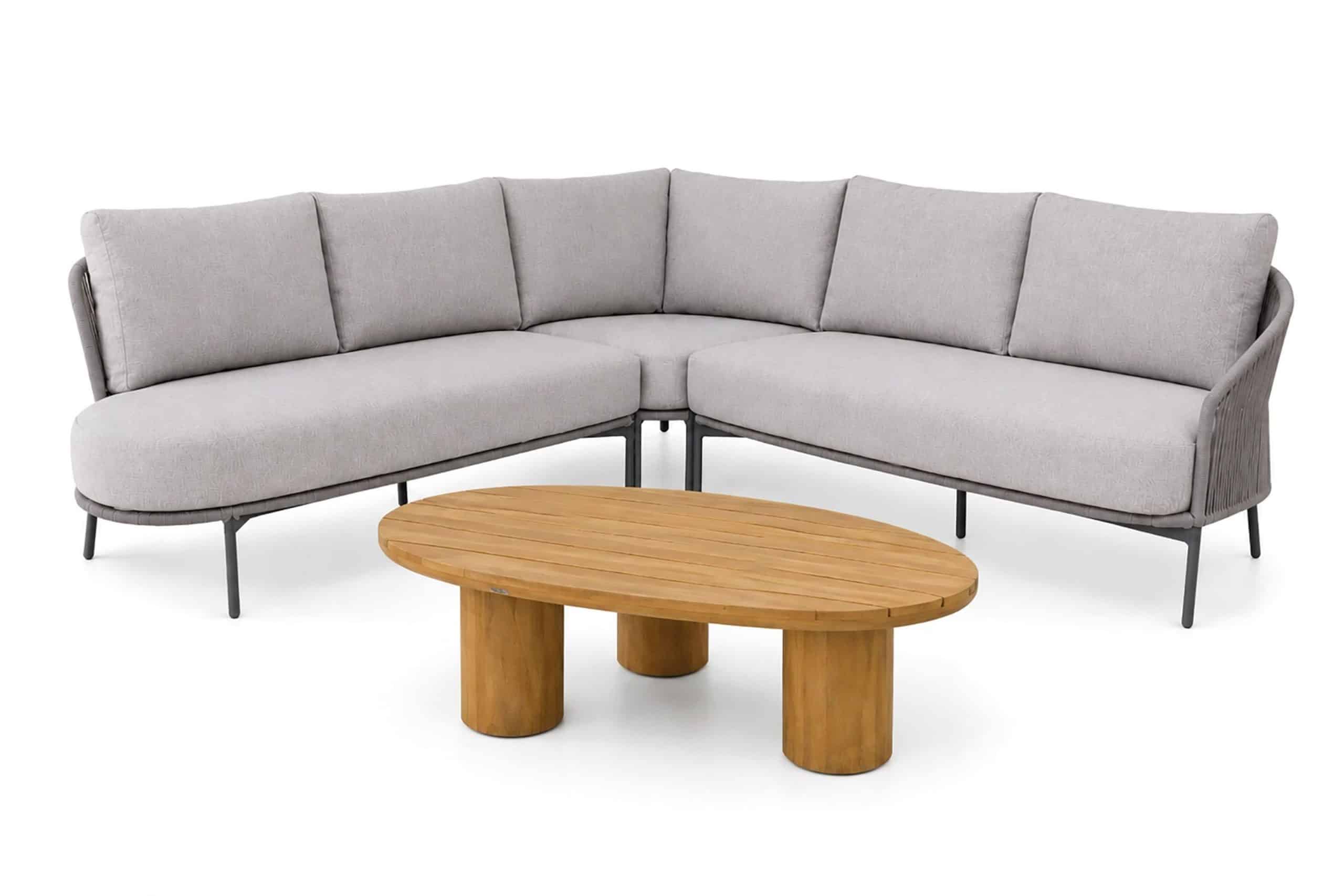 4 seasons outdoor florence/riah 135 cm hoek loungeset 4 delig