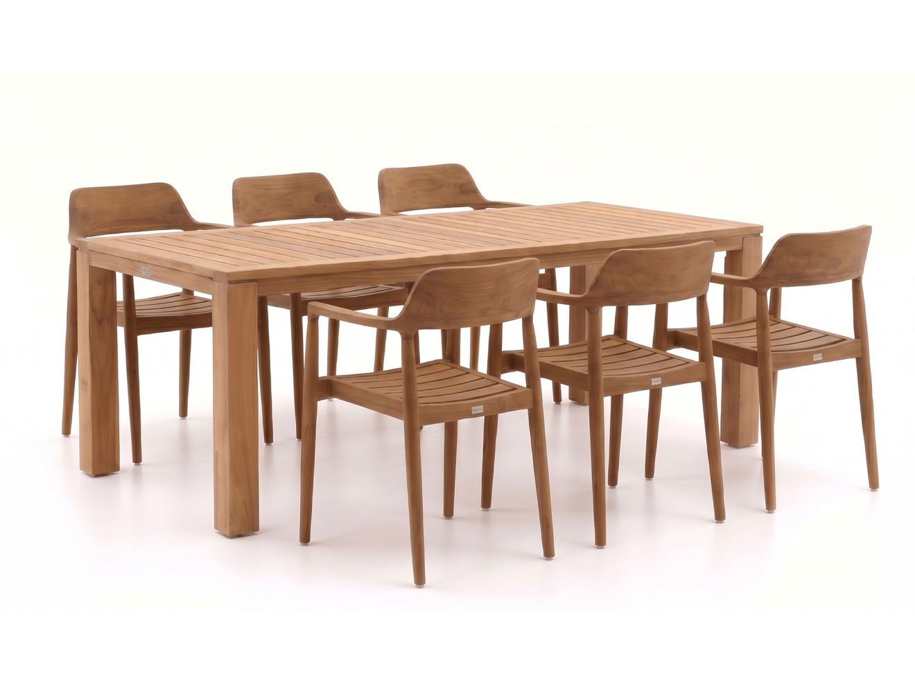 bellagio balba/buxton 220cm dining tuinset 7 delig stapelbaar laagste prijsgarantie!