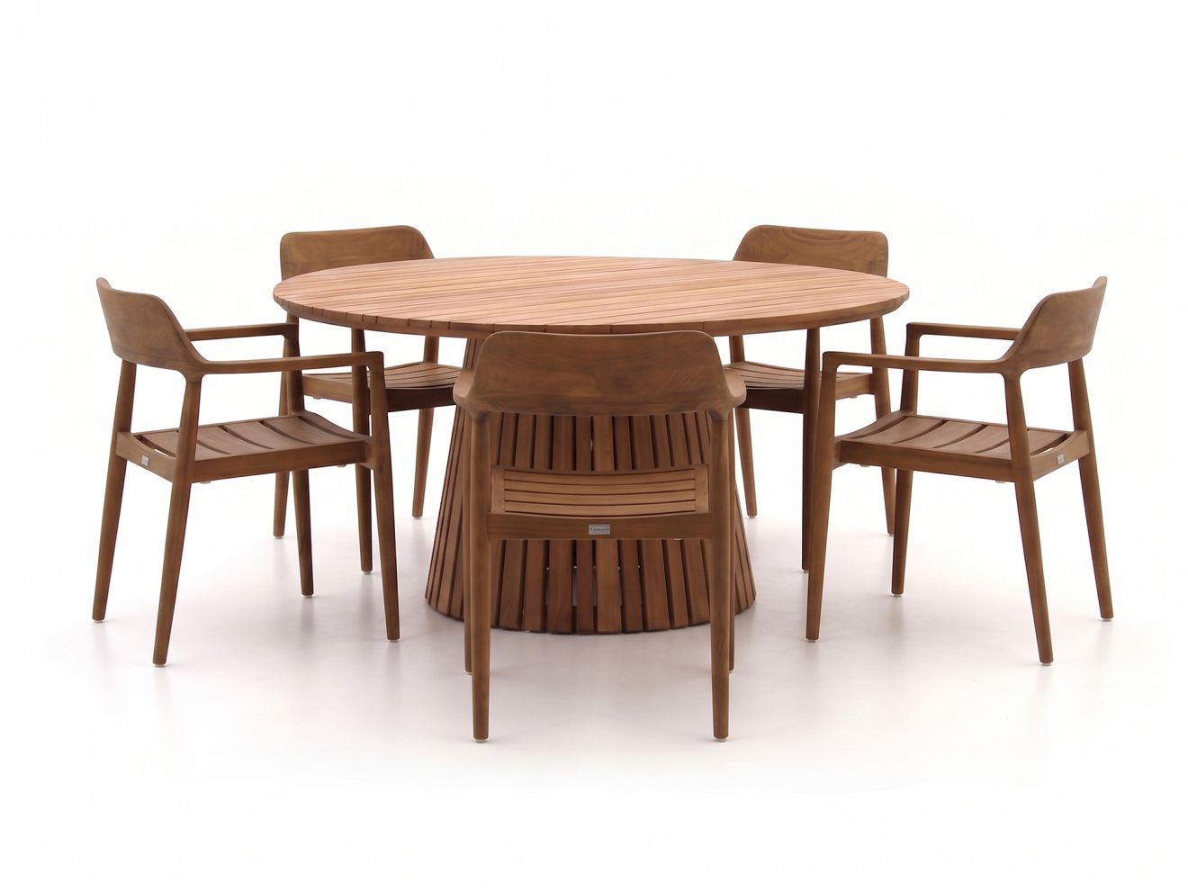 bellagio balba/santa severina ø150cm dining tuinset 6 delig stapelbaar laagste prijsgarantie!
