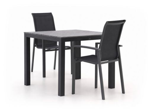 Forza Centallo/Fidenza 90cm dining tuinset 3-delig stapelbaar - Laagste prijsgarantie!