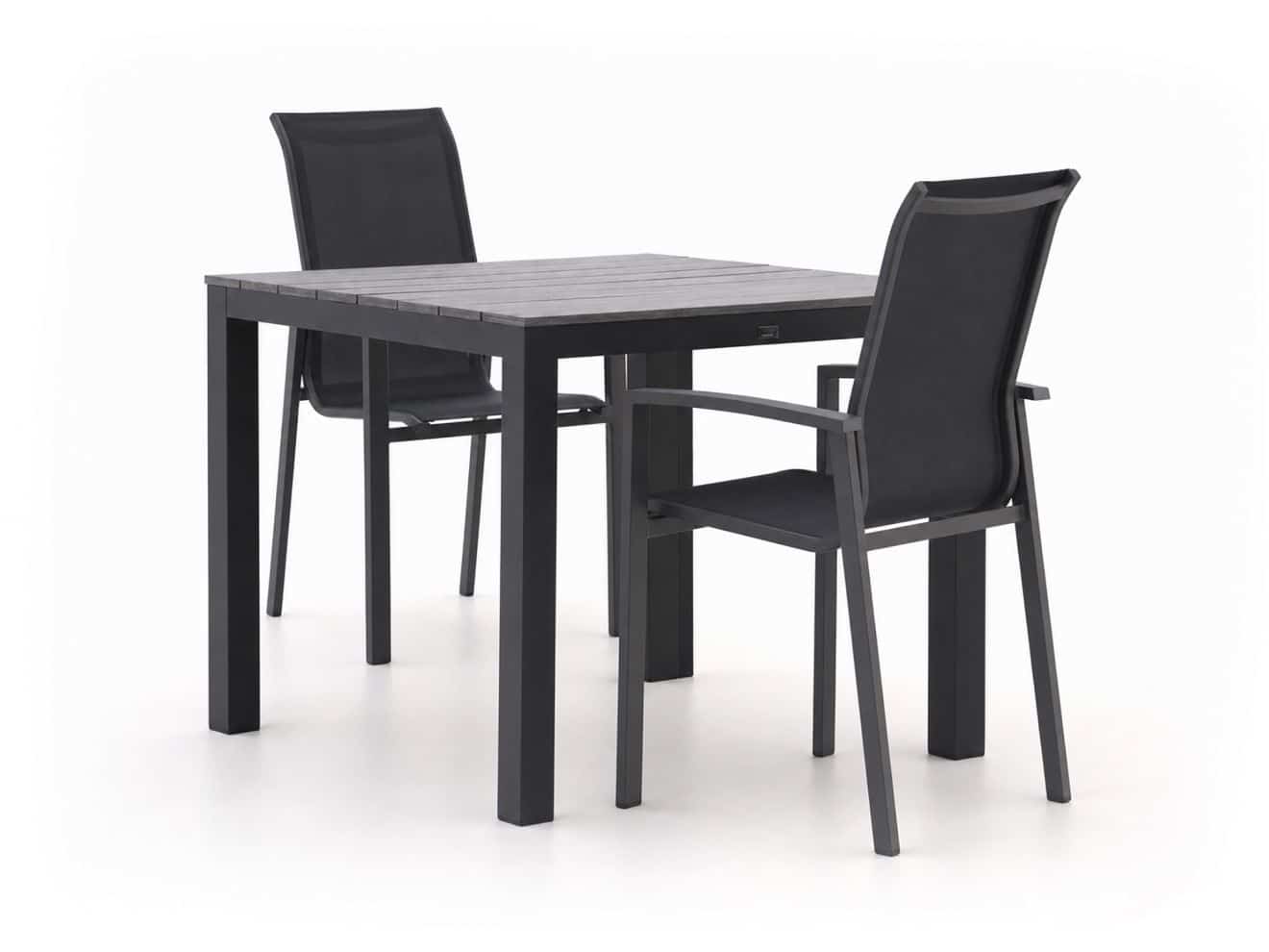 forza centallo/fidenza 90cm dining tuinset 3 delig stapelbaar laagste prijsgarantie!