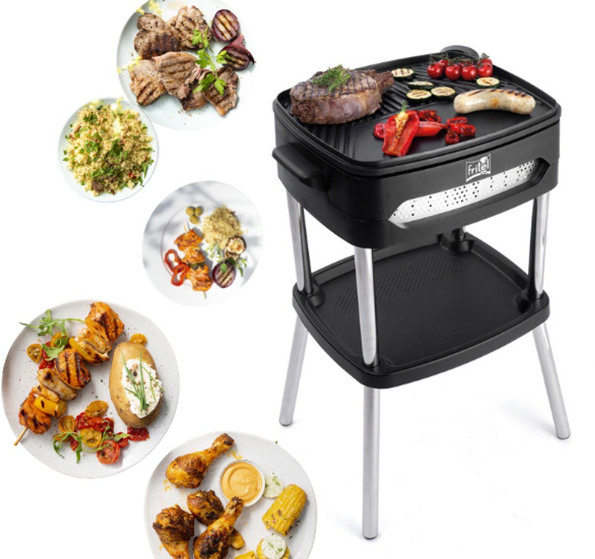 fritel barbecue bbq 3256 elektrische bbq / tafelgrill