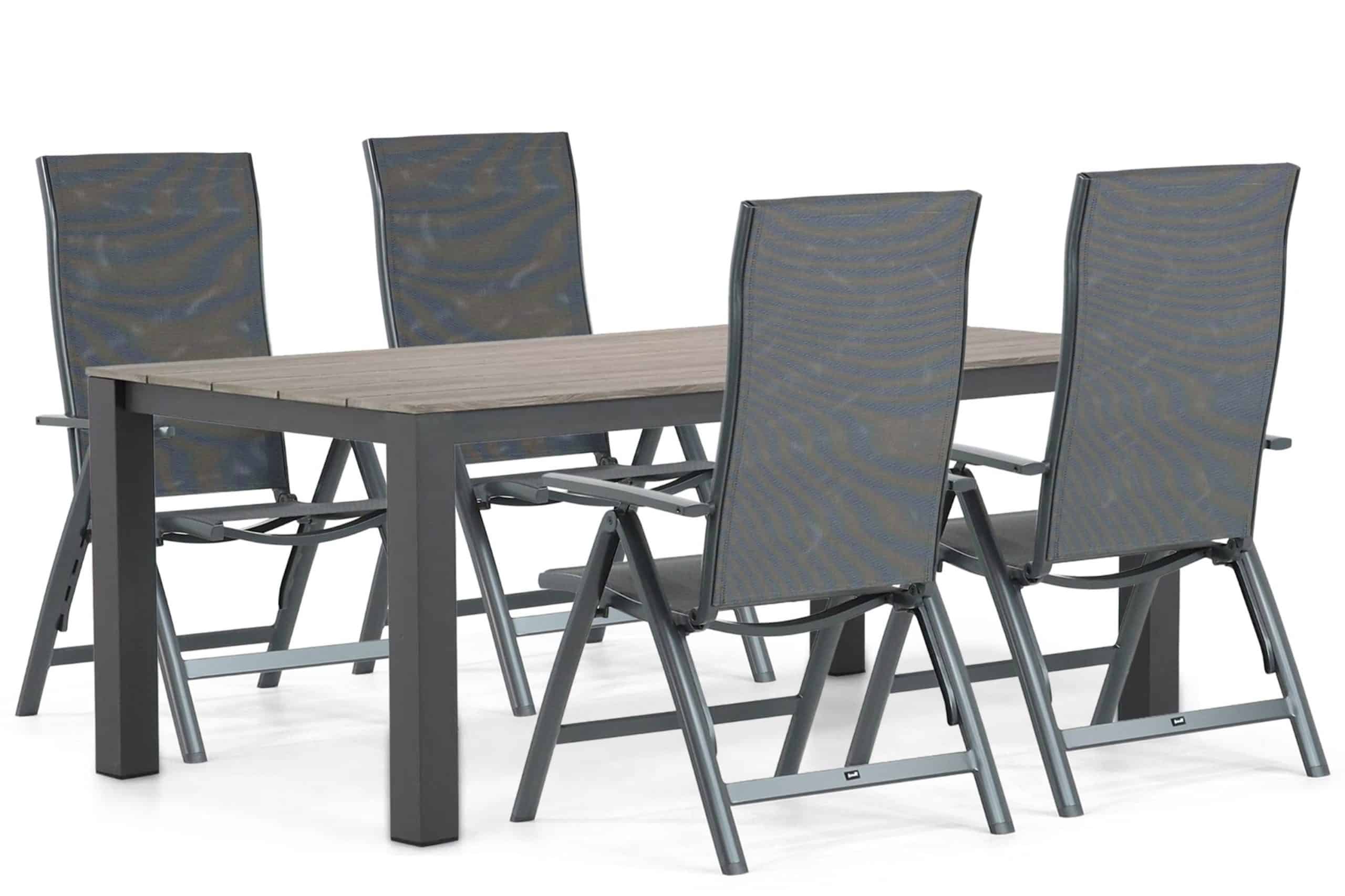 hartman sitges/valley 180 cm dining tuinset 5 delig