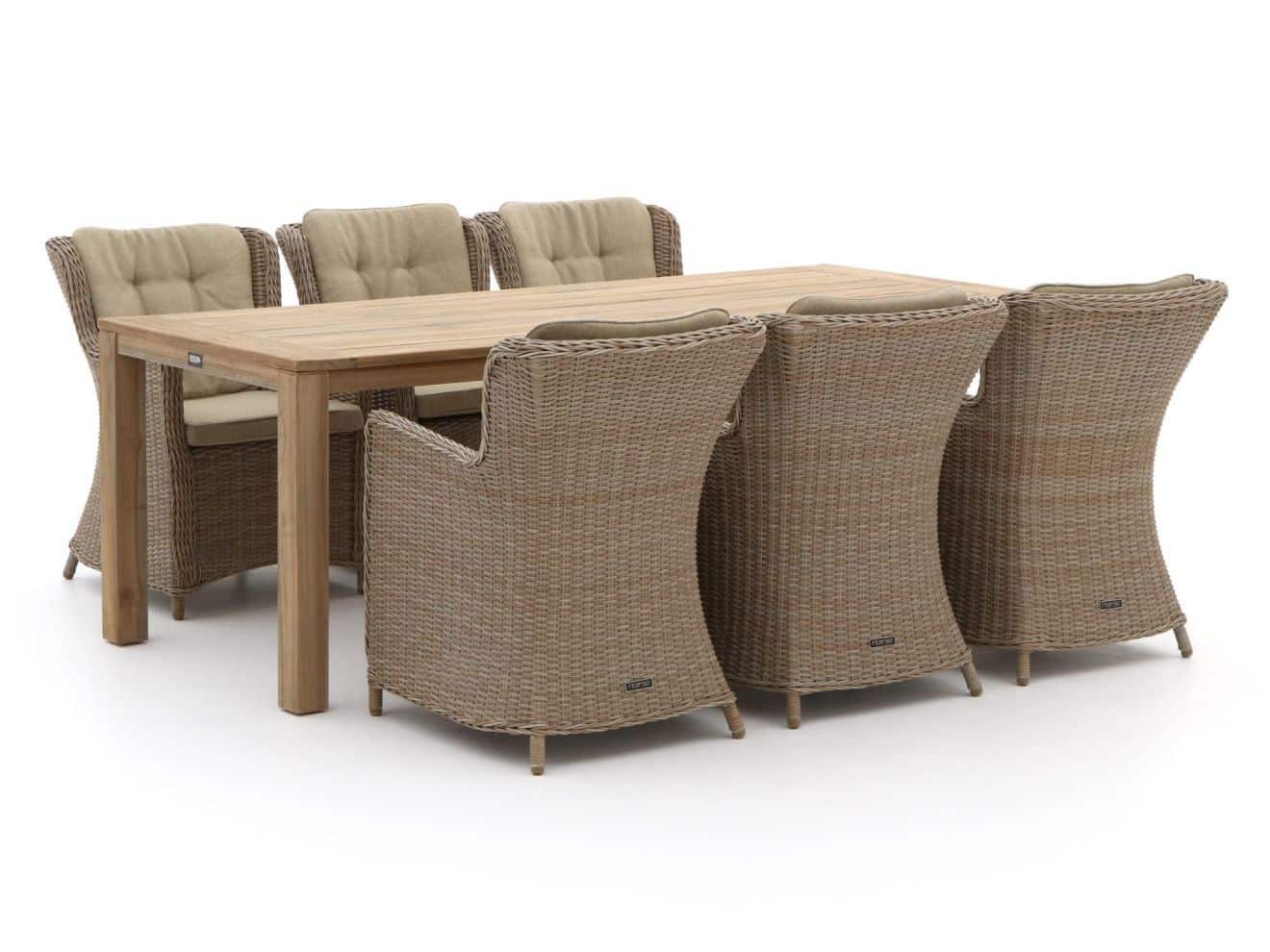 intenso milano/rough s 220cm dining tuinset 7 delig laagste prijsgarantie!
