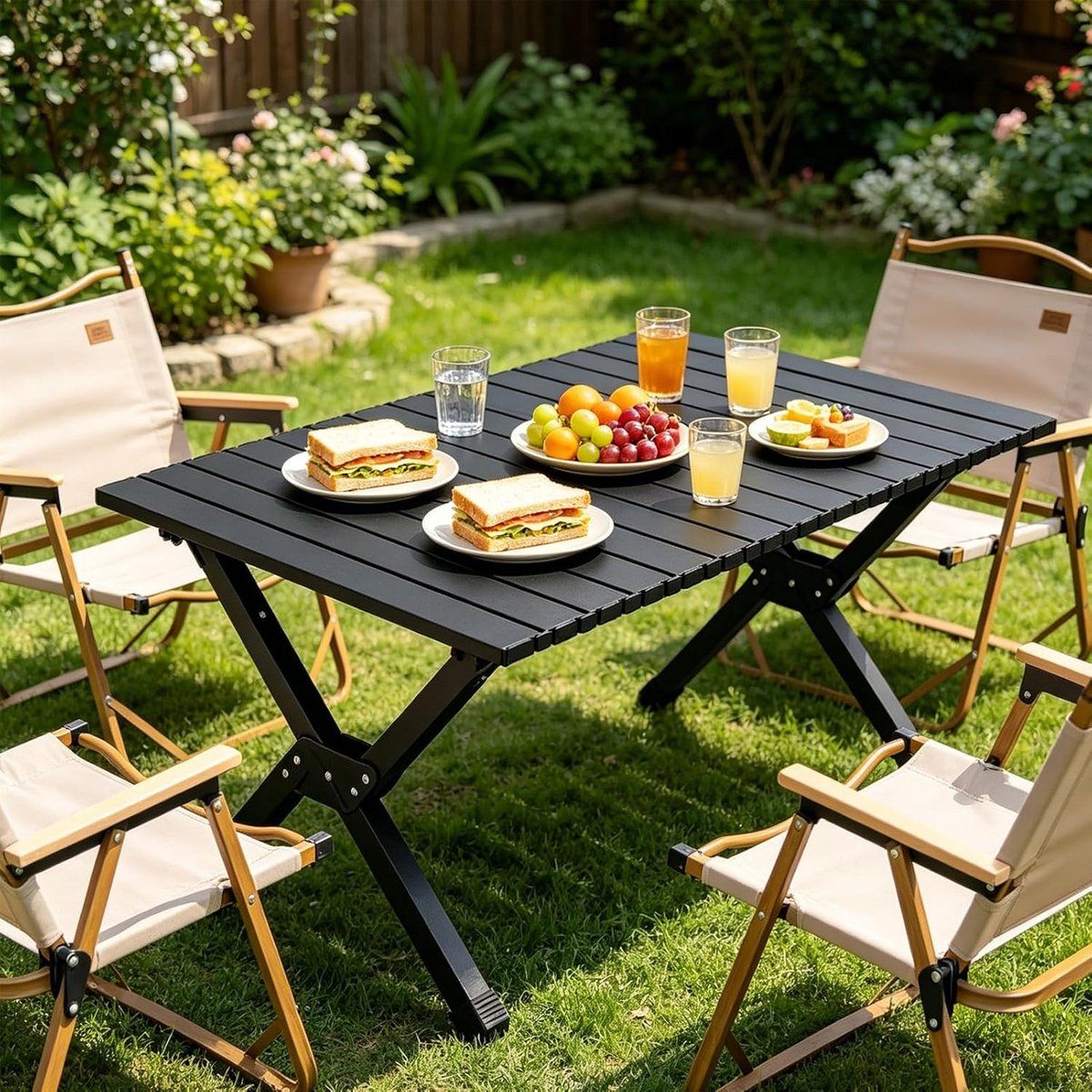 kampeertafel opvouwbaar klaptafel buiten buitenactiviteiten genieten roestbestendig