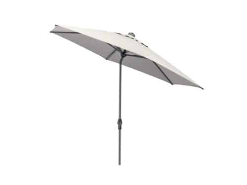 Kettler Easy allround parasol 300 cm Grijs met led verlichting