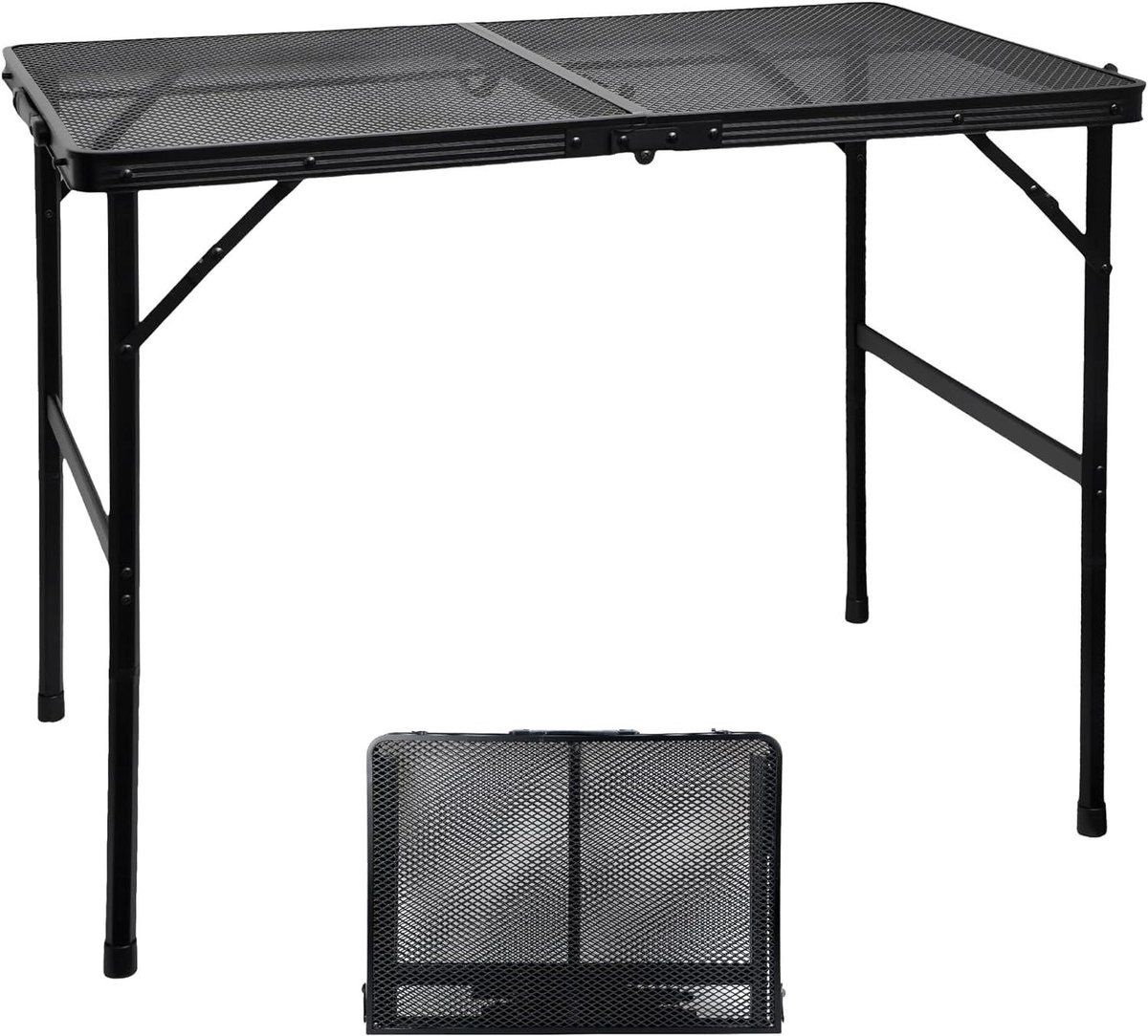 klaptafel buitentafel kamperen picknicken lichtgewicht aluminium