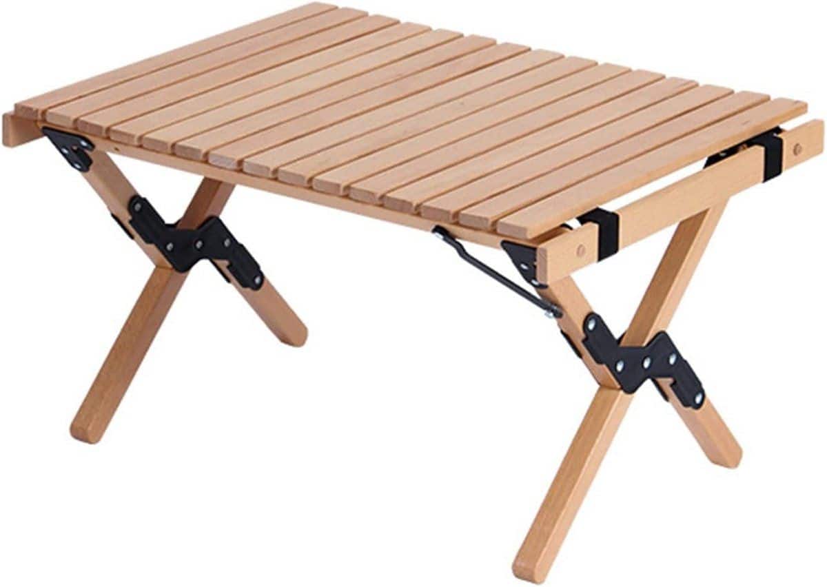 klaptafel hout opvouwbare tafel buitenactiviteiten massief iepen