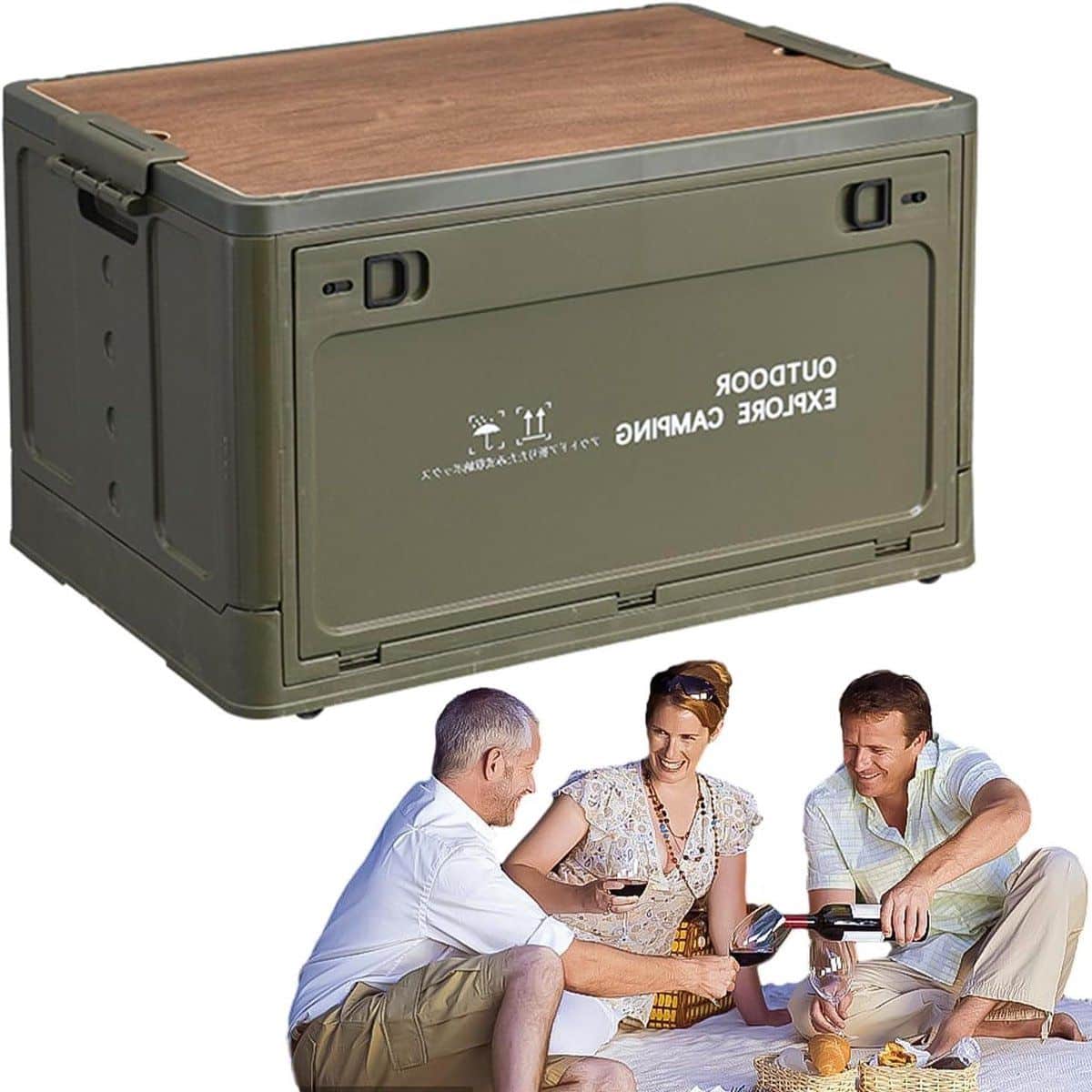 opvouwbare opbergbak opbergbox vouwbaar outdoor kamperen met