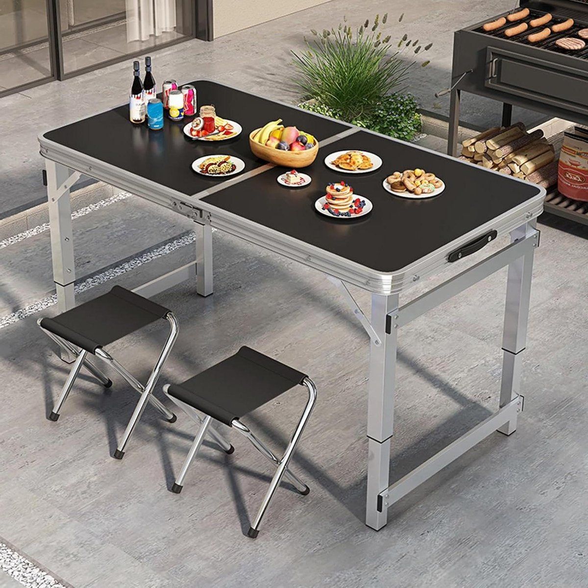 opvouwbare picknicktafel klaptafel buiten buiten eten in
