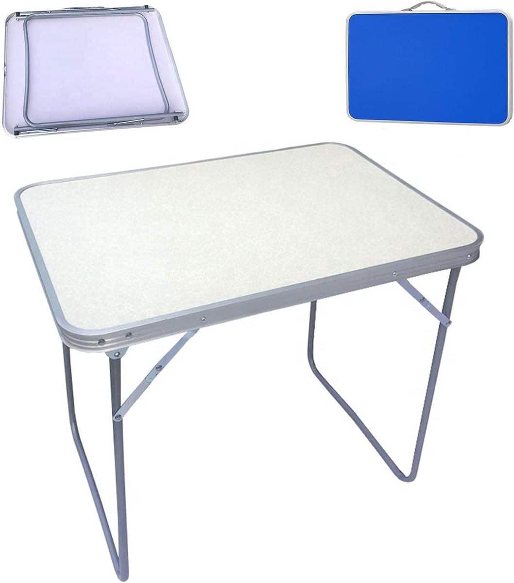opvouwbare schraagtafel klaptafel buiten kamperen en picknicken