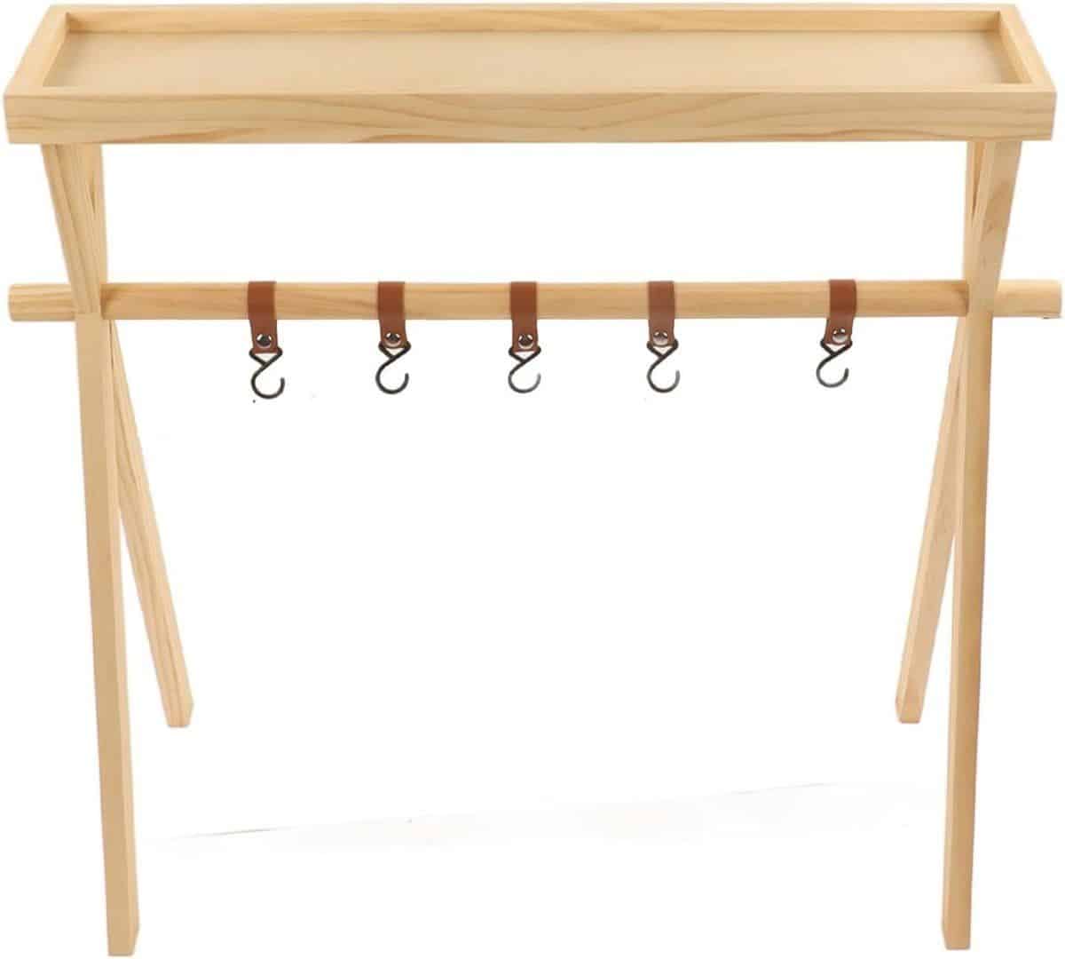opvouwbare tafel houten klaptafel buitenactiviteiten stabiele statiefstructuur
