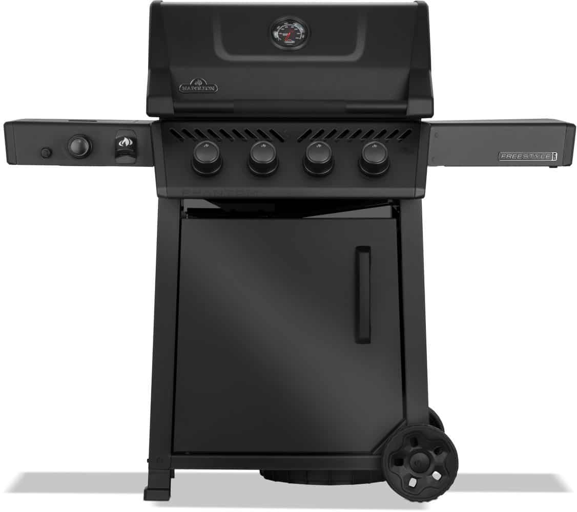 phantom freestyle pro 425 met rvs roosters en deur mat zwart napoleon grills napoleon grills