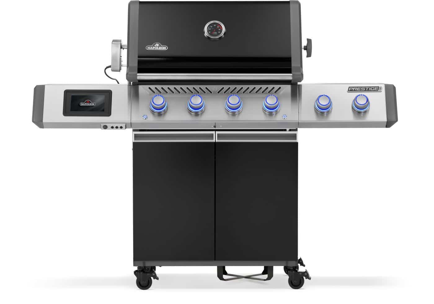 prestige pro 500 connected barbecue zwart incl. draaispit napoleon grills napoleon grills
