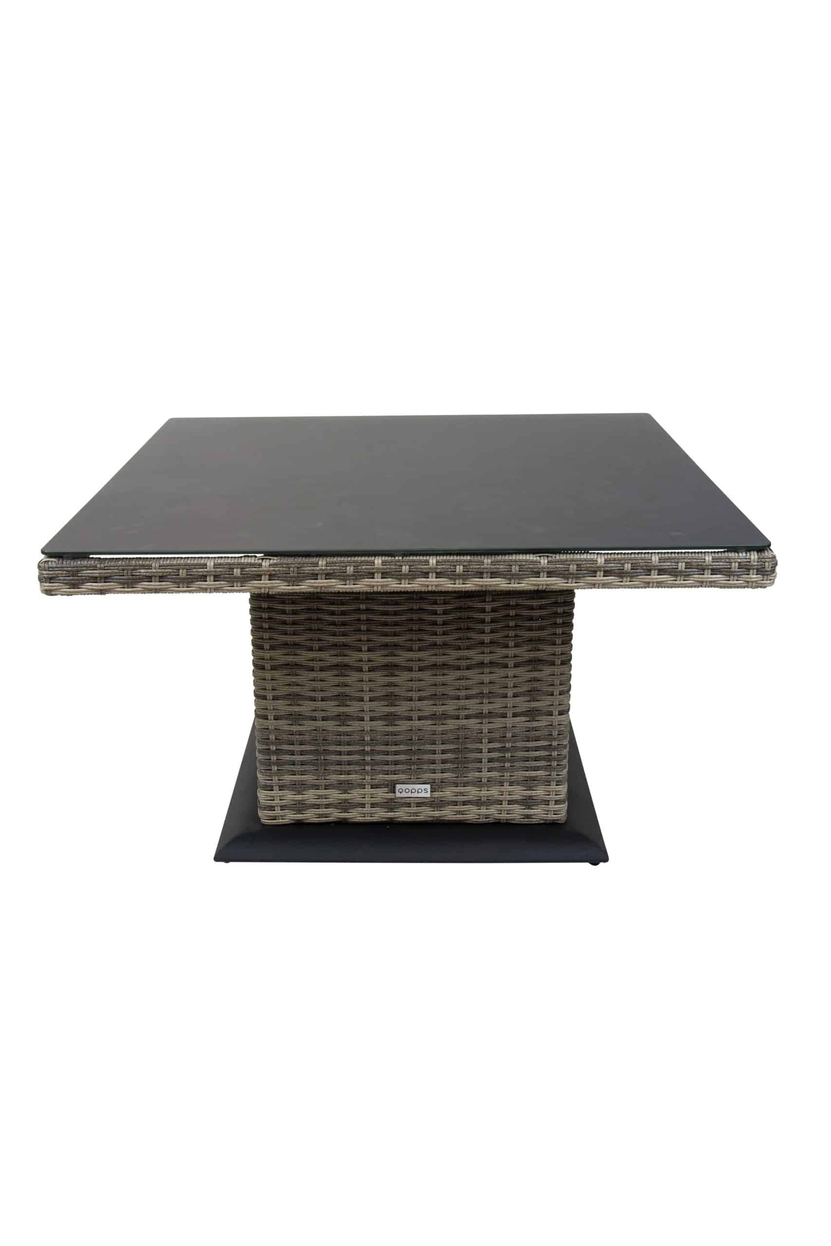 qopps sandigo vario tafel 90 x 90 licht grijs