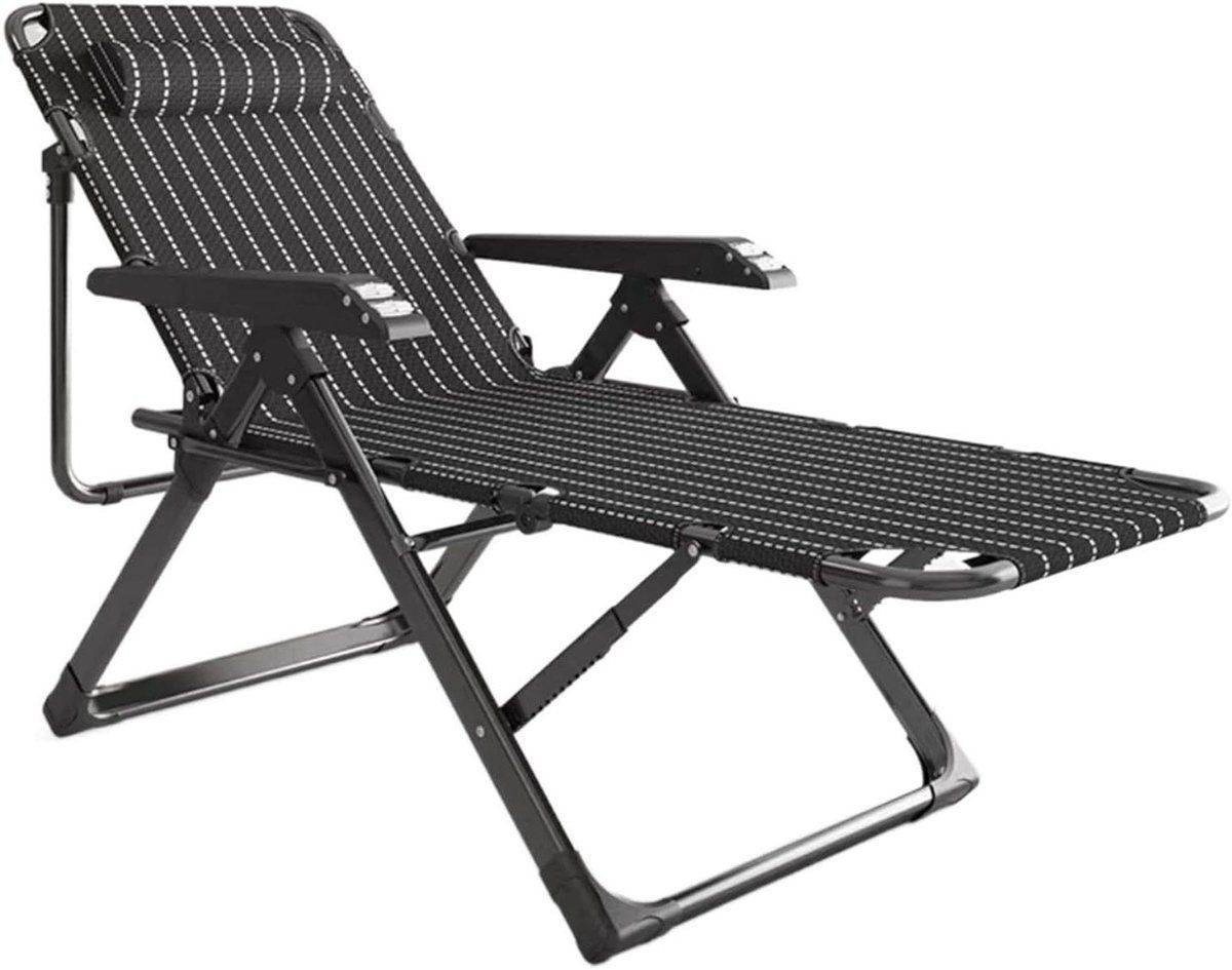 relaxfauteuil opvouwbaar ligbed ligstoel buiten ontspannen ergonomisch