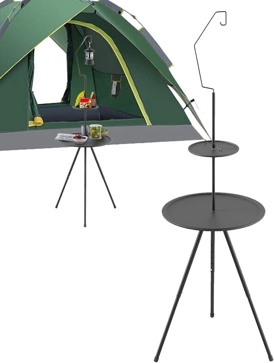 ronde klaptafel opvouwbare tafel outdoor gebruik dubbellaags