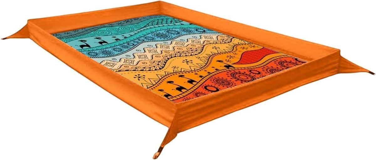strandmat picknickkleed buitenkleed waterdicht buiten ontspannen vierzijdige
